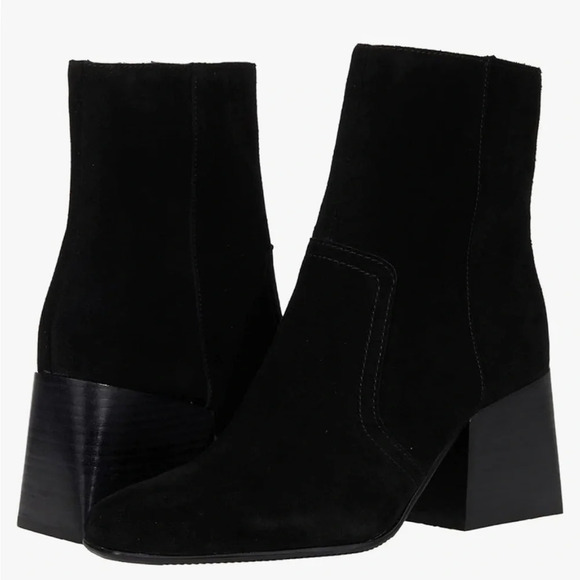 NEW BLONDO salome ankle boot in black suede size 10 M - Picture 3 of 10